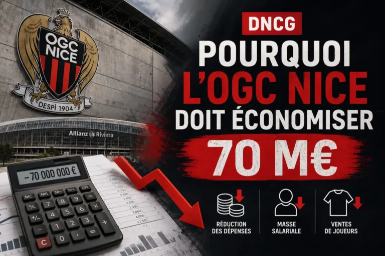 L’OGC Nice doit économiser 70 millions d’euros malgré le feu vert de la DNCG