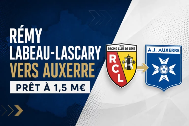 Rémy Labeau-Lascary vers Auxerre lors du mercato 2026