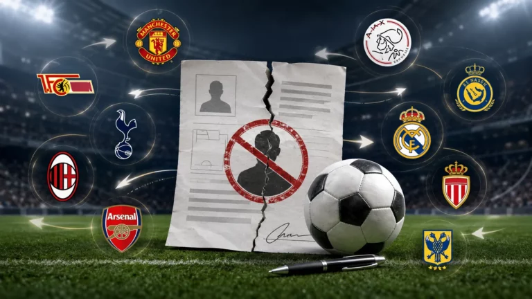 liste des 10 joueurs libres au 30 août 2026